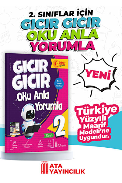 Ata Yayıncılık 2. Sınıf Gıcır Gıcır Oku Anla Yorumla