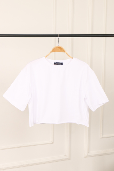 Sıvoza Women's Basic Crop T-shirt