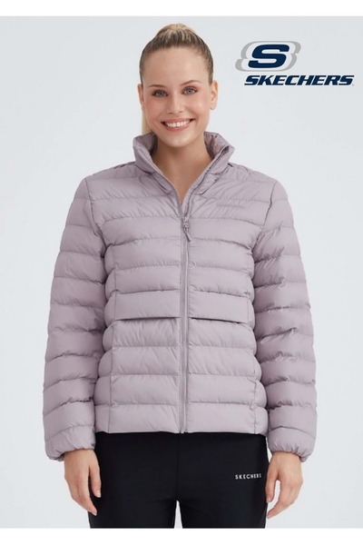 SKECHERS W Outerwear Pop Up Detaliată Geacă Căptușită S231240 Munte Femei Roz