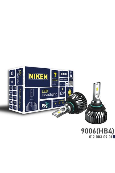 Niken 9006 led xenon far aydınlatma seti şimşek etkili pro 6400lm