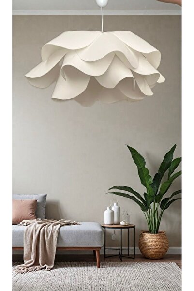 Luxora Beyaz Dekoratif Eva Çiçek Avize