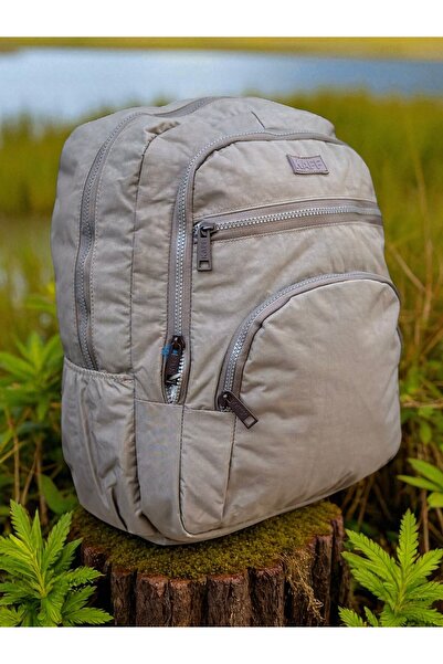 KAFF KHaki laptop School BaG - Waterproof, Four CoMpartMents, CoMpartMent Cri...