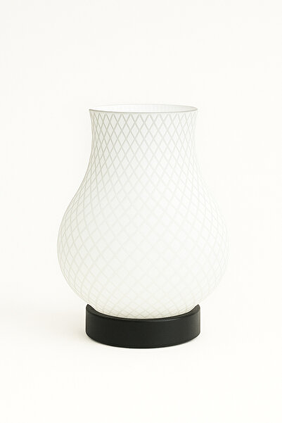 Generic Dekoratif Masa Lambası Modern Desen – E27 Ampul Uyumlu, PLA Malzemeli Gece Lambas