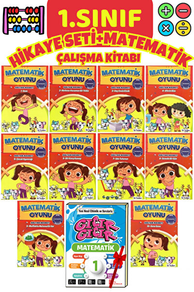 Ata Yayıncılık 1. Sınıf Yeni Nesil hikaye seti ve Etkinlik Yaprakları Matematik