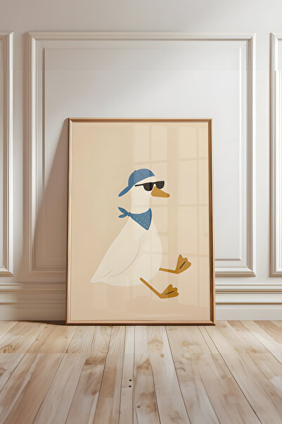 Home İskandinav, Çocuk Odası Dekoru, Tekli Sevimli Ördekler Serisi, Bebek Oda...