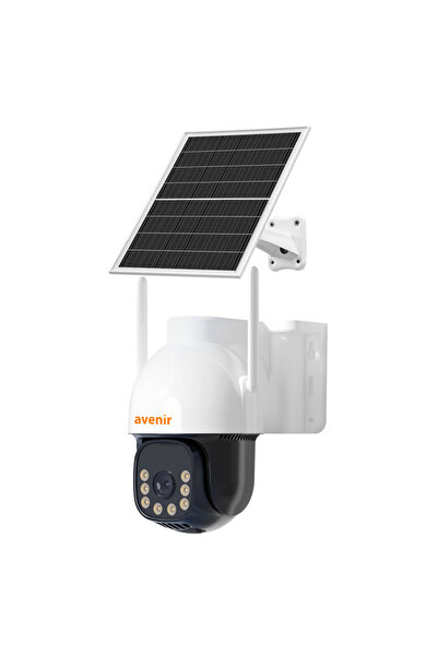 AVENİR AV-S414 4MP eSİM GÜNEŞ ENERJİLİ GECEYİ GÜNDÜZ GİBİ GÖSTEREN GÜVENLİK KAMERASI