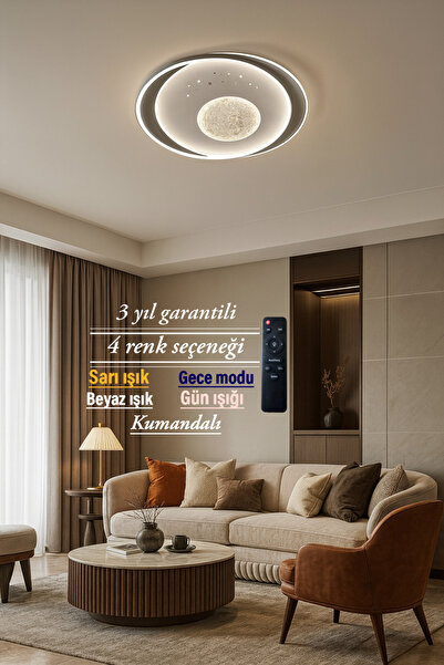 Lucent Avize Ledli Yuvarlak Tasarım Avize
