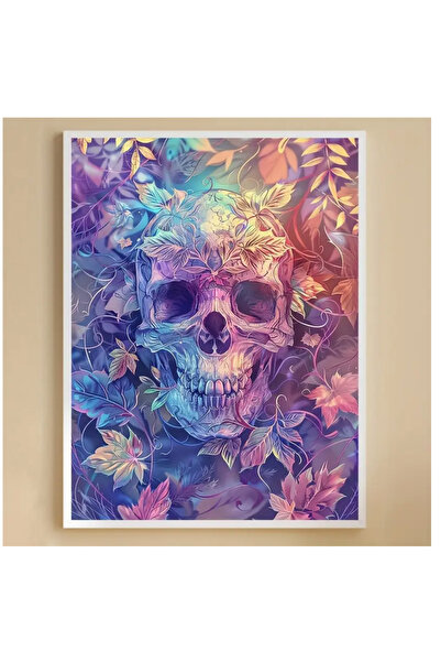 ŞAN ART DESİGN KURUKAFA RENKLİ 5D ELMAS MOZAİK PUZZLE BOYAMA SETİ 30*40cm