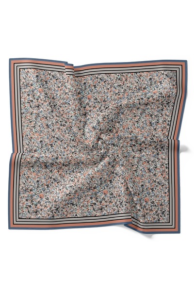 Levidor Geometric Striped Pattern Sparkling Crystal Scarf