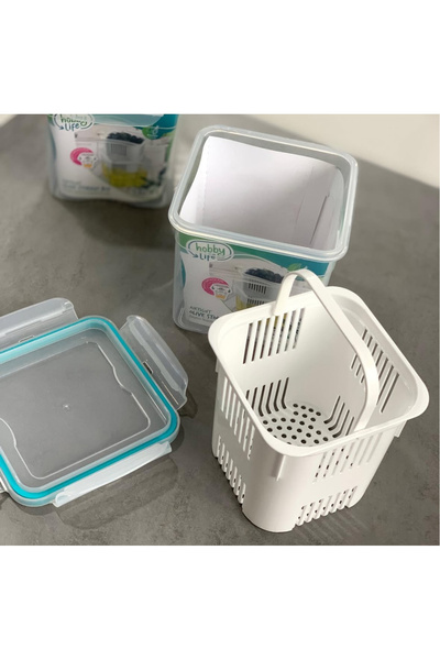 4AFACANÇEKİRGE Gree Home Leakproof Olive Storage Container 1.3 L