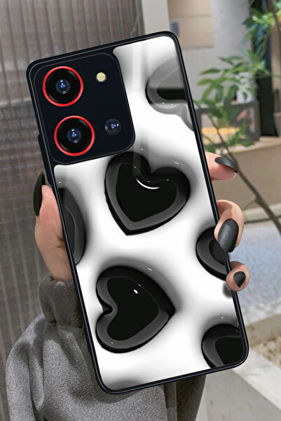 Reeder S19 Max Pro S 108 MP (Zoom) Uyumlu Kalp Tasarımlı Parlak Premium Kılıf