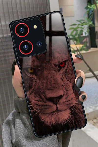 Reeder S19 Max Pro S 108 MP (Zoom) Uyumlu Aslan Tasarımlı Glossy Premium Kılıf