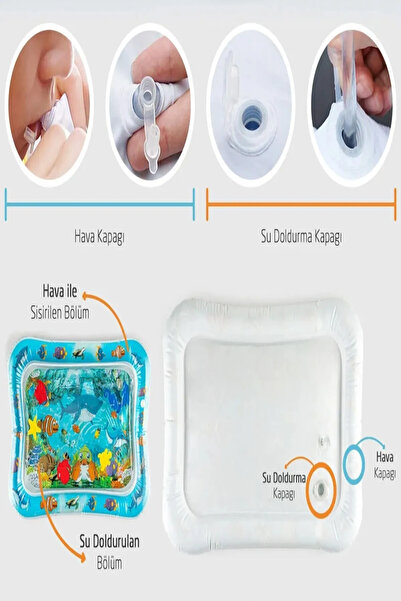 ELİSRA Bermuda Bebek Su Oyun Matı- Test Raporlu