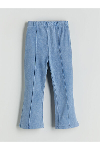 LC Waikiki Beli Lastikli Kız Çocuk İspanyol Paça Tayt