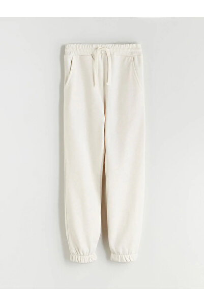 LC Waikiki LCW ECOBej Beli Lastikli Erkek Çocuk Jogger Eşofman Altı