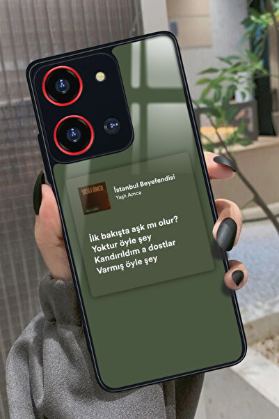 Reeder S19 Max Pro S 108 MP (Zoom) Uyumlu Şarkı Sözü Tasarımlı Glossy Premium...