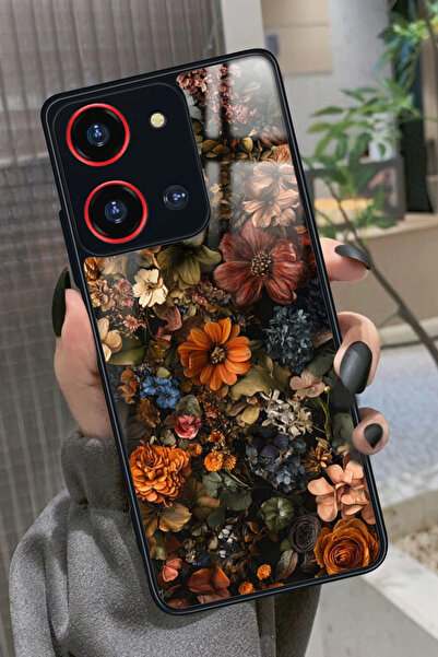 Reeder S19 Max Pro S 108 MP (Zoom) Uyumlu Karışık Çiçek Tasarımlı Glossy Prem...