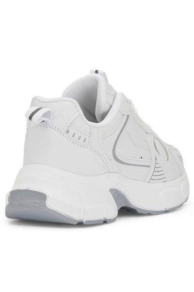 KCMN Kocamanlar 7450-Skin Thick Sole Sneaker Unisex Sports Shoes White