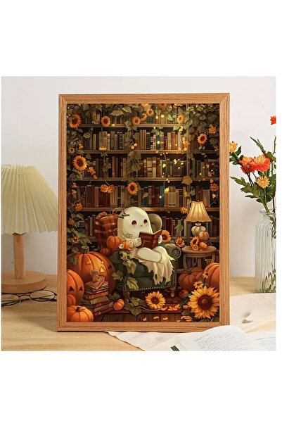 ŞAN ART DESİGN SEVİMLİ HAYALET 5D ELMAS MOZAİK PUZZLE BOYAMA SETİ 30*40cm