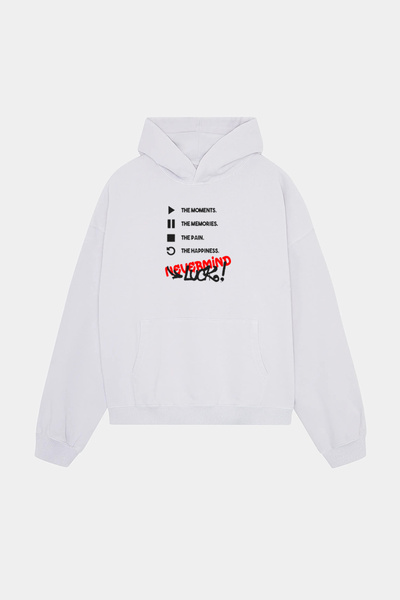 NEVERMIND Hanorac unisex cu glugă Swea tricou - Hanorac supradimensionat cu s...