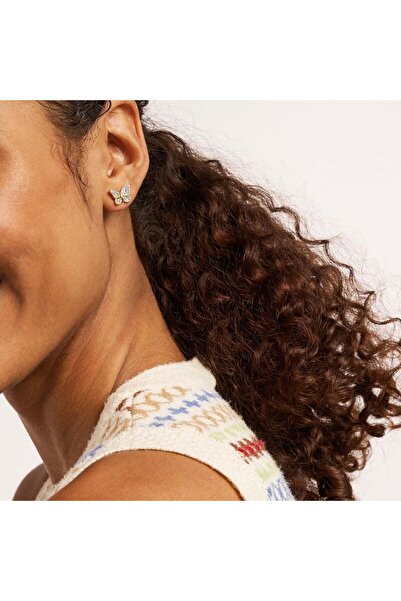 Fossil JF04922-710 Kelebek Kadın Küpe