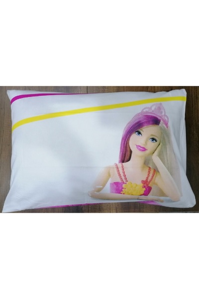 Taç Barbie Pillow Case – 50X70 cm |   100% Cotton Ranforce