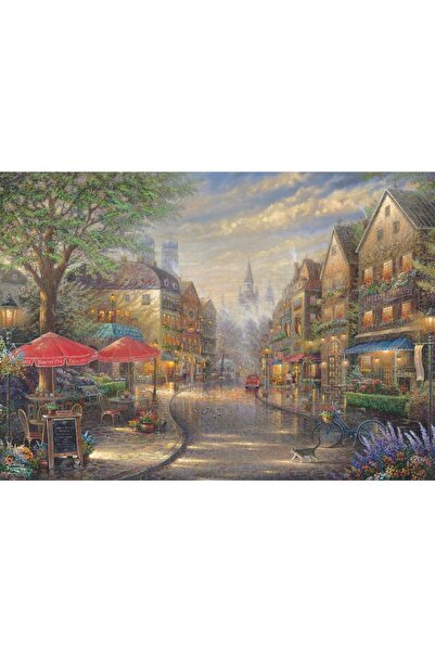 Schmidt Puzzle - Thomas Kinkade: Cafe In Munich, 1000 pieces