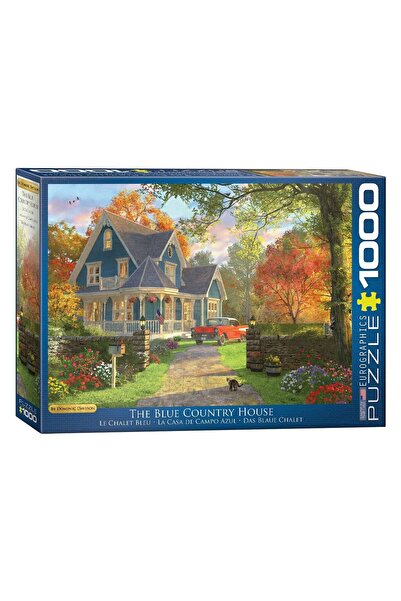 Eurographics Puzzle - Dominic Davison: The Blue Country House, 1000 piese