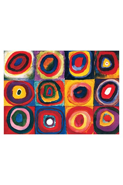 Eurographics Puzzle - Vassily Kandinsky: Farbstudie Quadrate (c.1913), 1000 piese (6000-1323)