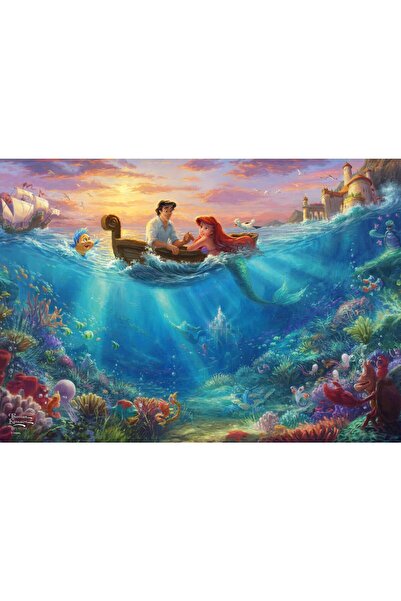 Schmidt Puzzle 500 pieces - Thomas Kinkade: Arielle, metal box