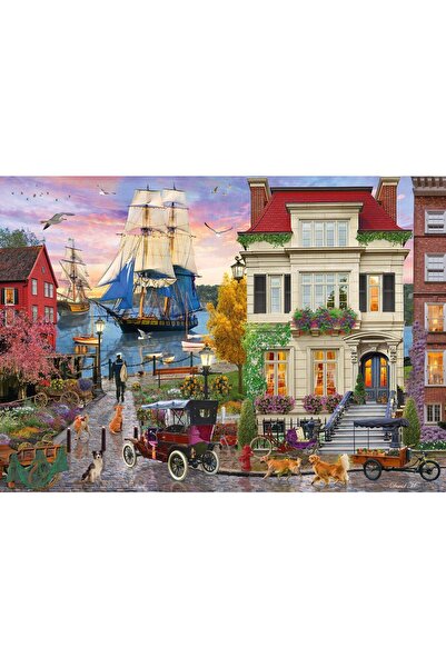 Schmidt Puzzle 1000 piese - Ship in the Harbor