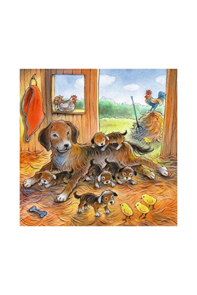 RAVENSBURGER Παζλ - Ζώα και Κοτόπουλα, 3x49 τεμάχια