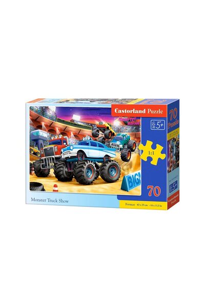 Castorland Puzzle - Monster Truck Show, 70 piese