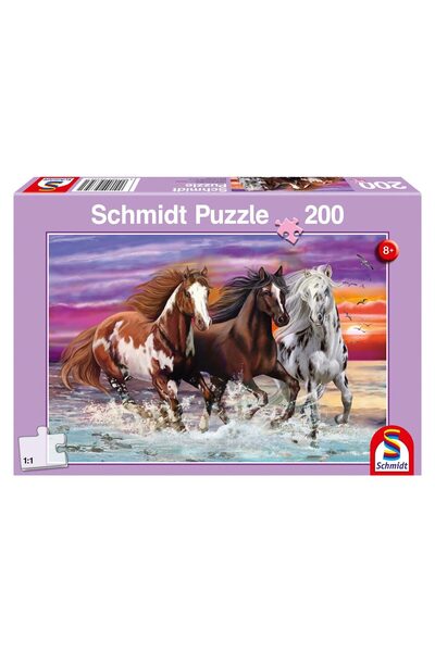 Schmidt Puzzle - Trio Of Wild Horses, 200 piese