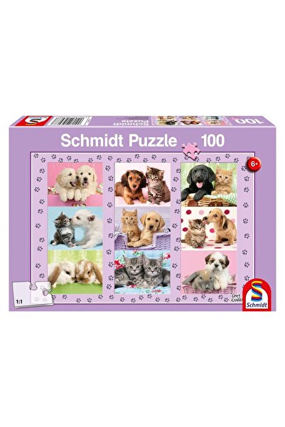 Schmidt Puzzle - My Animal Friends, 100 piese