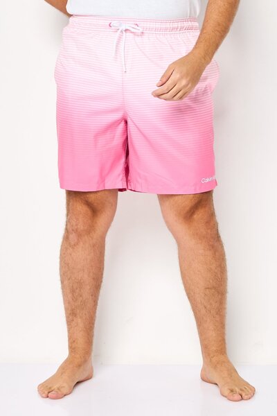 Calvin Klein Men Stripe Board Shorts, Multicolor