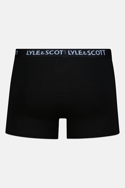 Lyle & Scott Men 5 Pieces Brand Logo Trunks, Black