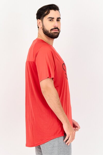 Ellesse Men Sportswear Fit Short Sleeves Training T-Shirt, Red