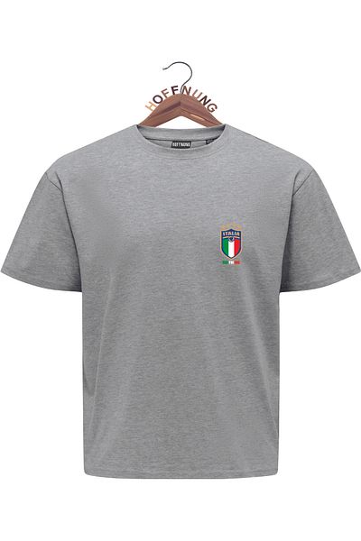 HOFFNUNG Unisex Men/Women Crew Neck Italia Oversize T-Shirt