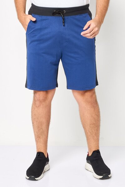 Cerruti 1881 Men Brand Logo Basic Shorts, Navy