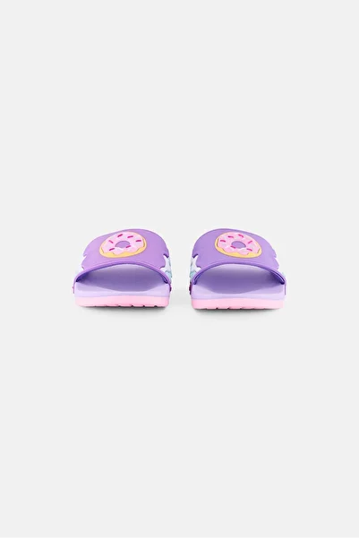 SKECHERS Kids Girl Gambix III Slip On Slides, Lavender/Pink