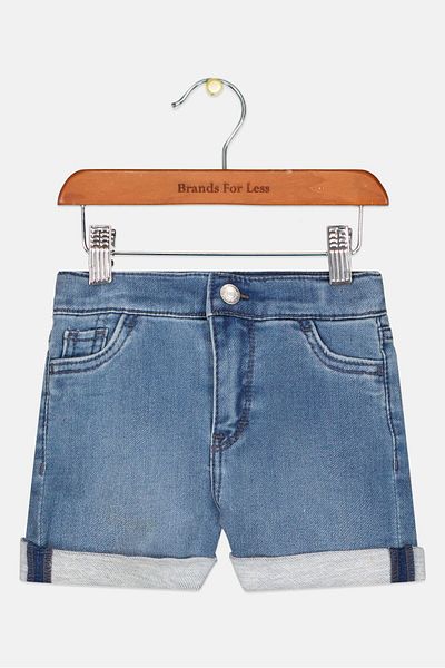 Levi's Toddlers Girl Denim Shorts, Blue