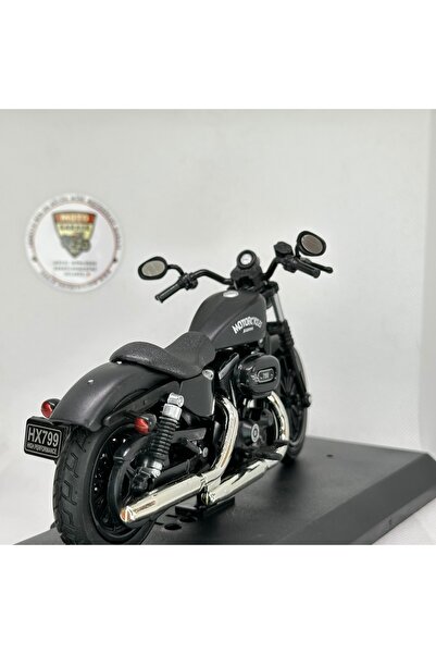 Maisto Diecast Harley Iron 883 Cruiser Chopper 1:12 Diecast Motosiklet Model Oyuncak