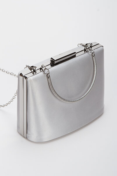 DYG STORE Women's Style Heeled Special Production Evening Dress Shoes and Bag Combination