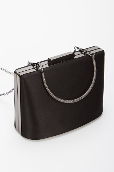 DYG STORE Women's Style Heeled Special Production Evening Dress Shoes and Bag Combination