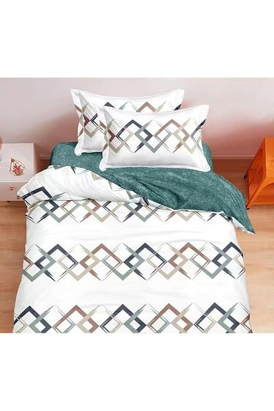 CHIRASO CHIRASO Bedding Set, 1 Person, ELASTIC Sheet 140x200cm, Duvet Cover 160x200cm, 2 Pillowcases