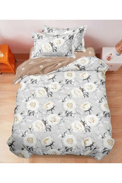 CHIRASO CHIRASO Bedding Set, 1 Person, ELASTIC Sheet 140x200cm, Duvet Cover 160x200cm, 2 Pillowcases