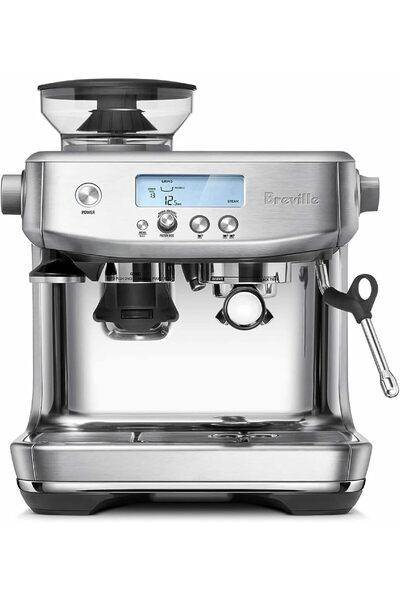 Breville Barista Pro Espresso Machine, Silver, BES878