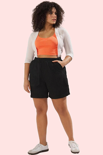 PayBuy Women's Wide Leg Relaxed Fit Knitted Shorts Textured Fabric Comfortable Casual Summer Indispensable