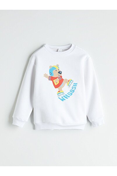 LC Waikiki Lcw Eco Printed Boy's Sweatshirt and Sweatpants Set of 2